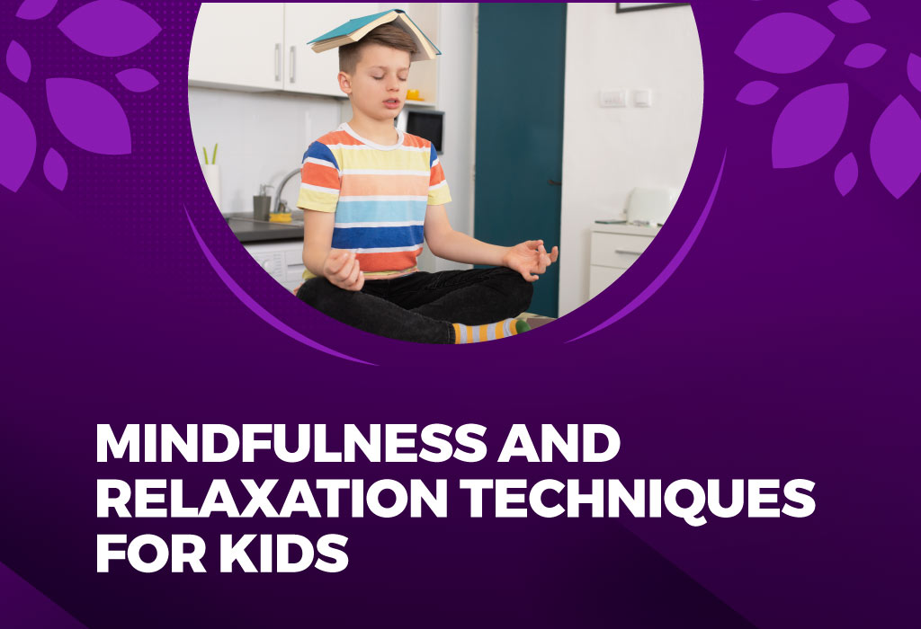 Children practicing mindfulness in a school setting