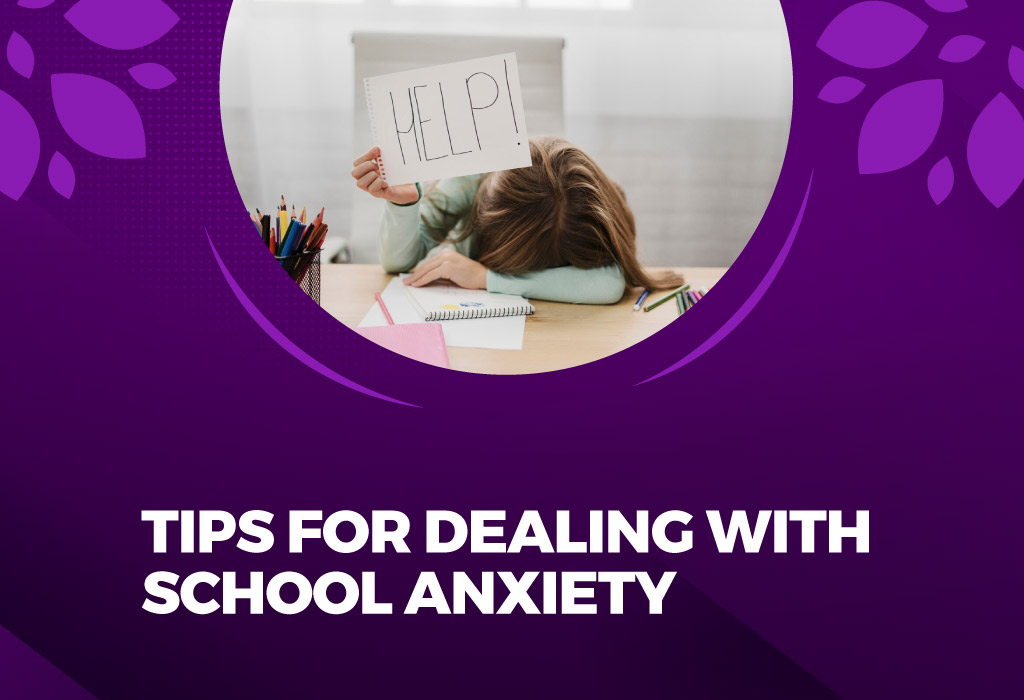 Student feeling anxious in a classroom setting